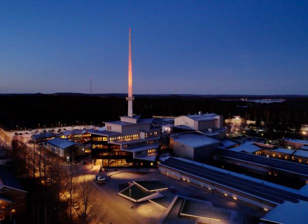 Campus Piteå by night